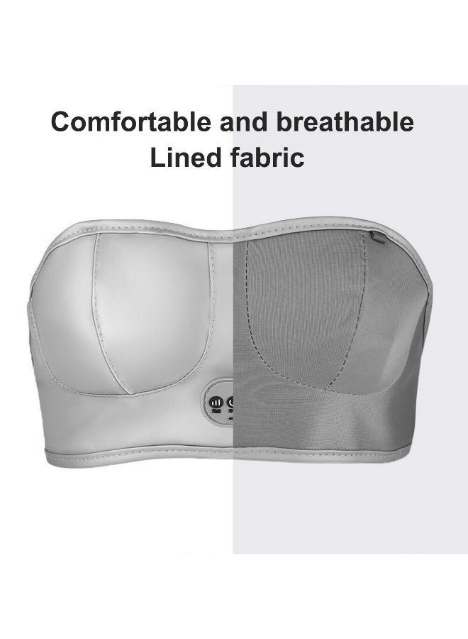 Bincoo Soft Adjustable Portable IPX7 Waterproof Electric Lactation Massager, Breast Massager, Heating Vibration Breastfeeding Warming Massager for Clogged Ducts, Improve Milk Flow - Image 2